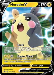 Morpeko V - SWSH056 - SWSH: Sword & Shield Promo Cards (SWSD) #SWSH056 - Promo Pokémon Trading Card