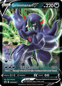 Grimmsnarl V - SWSH057 - SWSH: Sword & Shield Promo Cards (SWSD) #SWSH057 - Promo Pokémon Trading Card