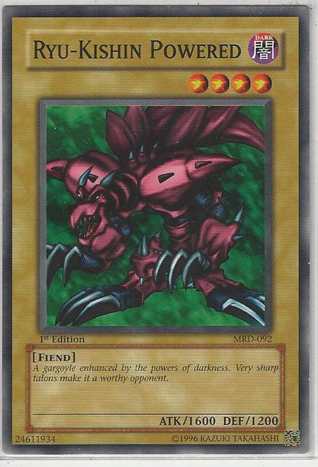 Ryu-Kishin Powered - Metal Raiders YuGiOh trading card