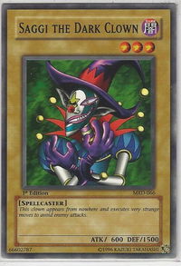 Saggi the Dark Clown - Metal Raiders (MRD) #MRD-066 - Common / Short Print YuGiOh Trading Card