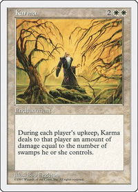 Karma - Fifth Edition (5ED) #42 - Uncommon Magic: The Gathering Trading Card