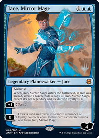 Jace, Mirror Mage - Promo Pack: Zendikar Rising (PPZNR) #63p - Mythic Magic: The Gathering Trading Card