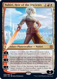 Nahiri, Heir of the Ancients - Promo Pack: Zendikar Rising (PPZNR) #230p - Mythic Magic: The Gathering Trading Card