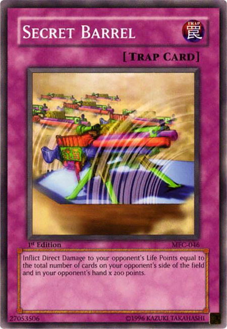 Secret Barrel - Magician's Force YuGiOh trading card