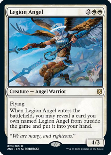 Legion Angel - Promo Pack: Zendikar Rising Magic: The Gathering trading card