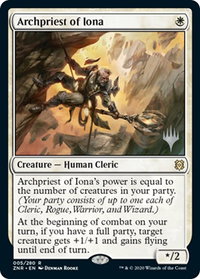 Archpriest of Iona - Promo Pack: Zendikar Rising (PPZNR) #5p - Rare Magic: The Gathering Trading Card