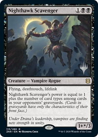 Nighthawk Scavenger - Promo Pack: Zendikar Rising (PPZNR) #115p - Rare Magic: The Gathering Trading Card