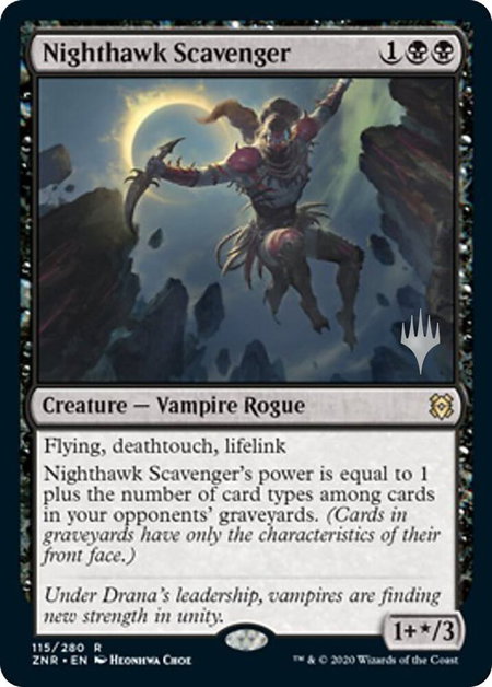 Nighthawk Scavenger - Promo Pack: Zendikar Rising Magic: The Gathering trading card
