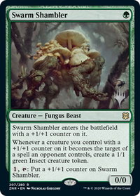 Swarm Shambler - Promo Pack: Zendikar Rising (PPZNR) #207p - Rare Magic: The Gathering Trading Card