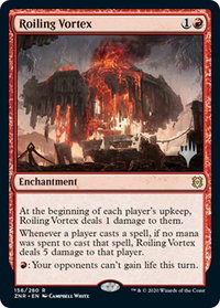 Roiling Vortex - Promo Pack: Zendikar Rising (PPZNR) #156p - Rare Magic: The Gathering Trading Card