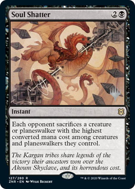 Soul Shatter - Promo Pack: Zendikar Rising Magic: The Gathering trading card
