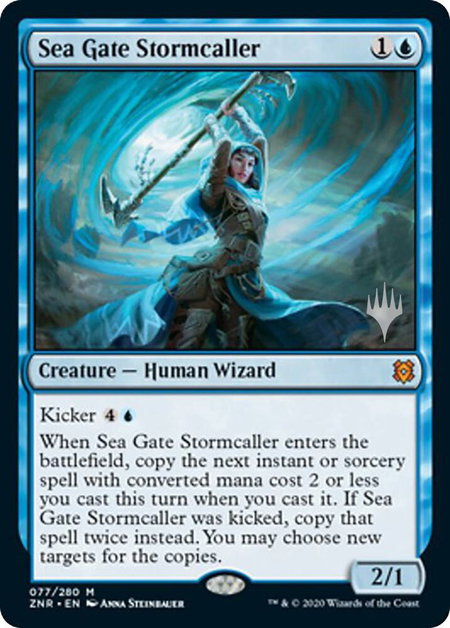 Sea Gate Stormcaller - Promo Pack: Zendikar Rising Magic: The Gathering trading card