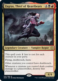 Zagras, Thief of Heartbeats - Promo Pack: Zendikar Rising (PPZNR) #241p - Rare Magic: The Gathering Trading Card
