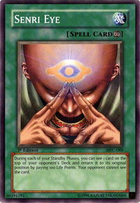 Senri Eye - Magician's Force (MFC) #MFC-089 - Common / Short Print YuGiOh Trading Card