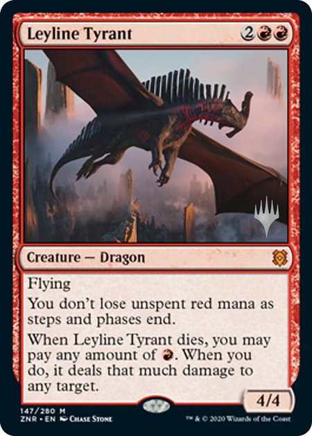 Leyline Tyrant - Promo Pack: Zendikar Rising Magic: The Gathering trading card