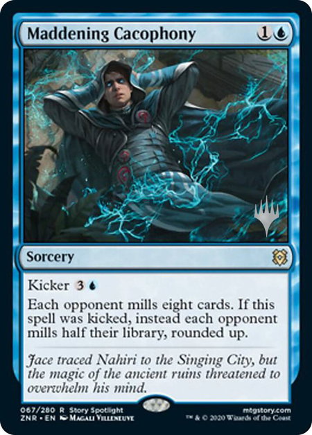 Maddening Cacophony trading card from Promo Pack: Zendikar Rising Maddening Cacophony - Promo Pack: Zendikar Rising Magic: The Gathering trading card