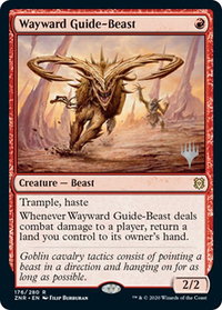 Wayward Guide-Beast - Promo Pack: Zendikar Rising (PPZNR) #176p - Rare Magic: The Gathering Trading Card