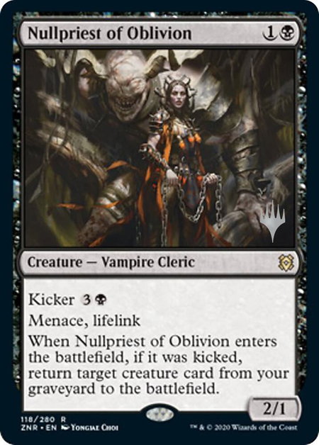 Nullpriest of Oblivion - Promo Pack: Zendikar Rising Magic: The Gathering trading card