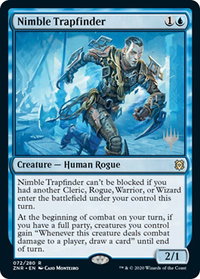 Nimble Trapfinder - Promo Pack: Zendikar Rising (PPZNR) #72p - Rare Magic: The Gathering Trading Card