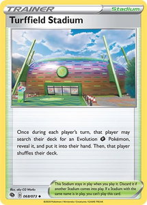 Turffield Stadium - Champion's Path (CHP) #68/73 - Uncommon Pokémon Trading Card