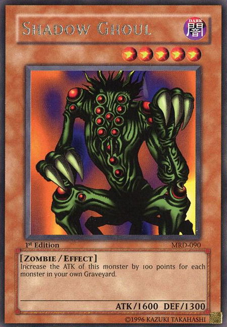 Shadow Ghoul - Metal Raiders YuGiOh trading card