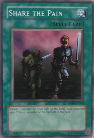 Share the Pain - Metal Raiders YuGiOh trading card