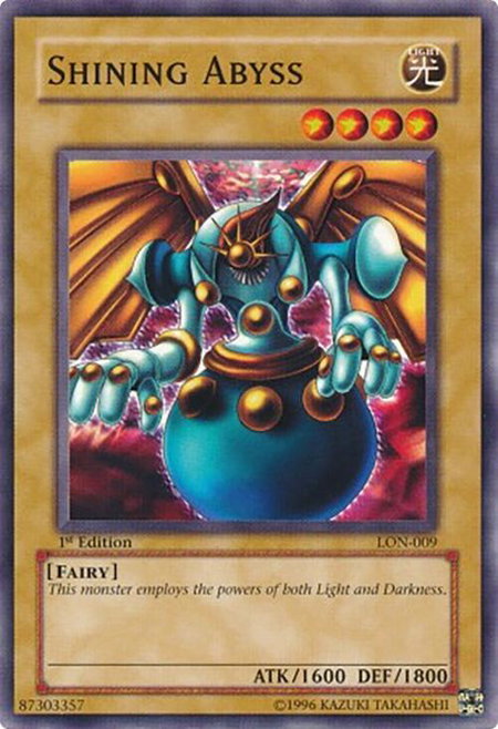 Shining Abyss - Labyrinth of Nightmare YuGiOh trading card