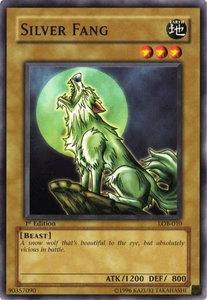 Silver Fang - The Legend of Blue Eyes White Dragon (LOB) #LOB-010 - Common / Short Print YuGiOh Trading Card