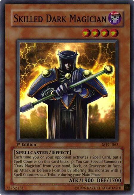 Skilled Dark Magician - Magician's Force YuGiOh trading card