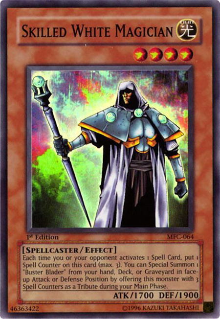 Skilled White Magician - Magician's Force YuGiOh trading card