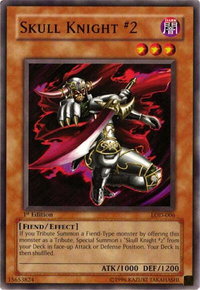 Skull Knight #2 - Legacy of Darkness (LOD) #LOD-006 - Common / Short Print YuGiOh Trading Card