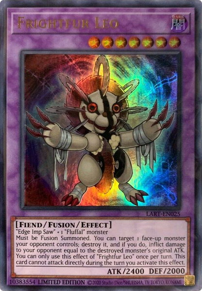 Frightfur Leo trading card from The Lost Art Promotion Frightfur Leo - The Lost Art Promotion YuGiOh trading card