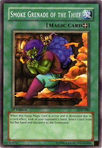 Smoke Grenade of the Thief - Legacy of Darkness (LOD) #LOD-080 - Common / Short Print YuGiOh Trading Card