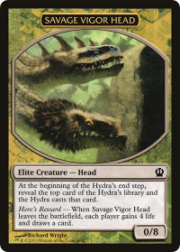Savage Vigor Head - Hero's Path Promos (HERO) #3 - Special Magic: The Gathering Trading Card