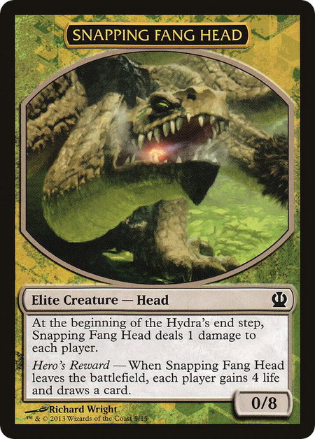 Snapping Fang Head - Hero's Path Promos Magic: The Gathering trading card