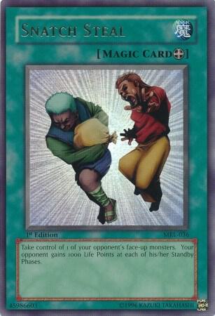 Snatch Steal trading card from Magic Ruler Snatch Steal - Magic Ruler YuGiOh trading card
