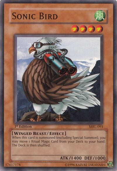 Sonic Bird - Magic Ruler YuGiOh trading card