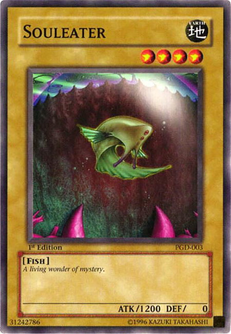 Souleater trading card from Pharaonic Guardian Souleater - Pharaonic Guardian YuGiOh trading card