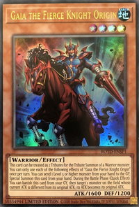 Gaia the Fierce Knight Origin - Rise of the Duelist (ROTD) #ROTD-ENSP1 - Ultra Rare YuGiOh Trading Card