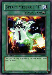 Spirit Message "I" - Labyrinth of Nightmare (LON) #LON-089 - Rare YuGiOh Trading Card