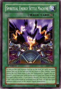 Spiritual Energy Settle Machine - Legacy of Darkness (LOD) #LOD-082 - Common / Short Print YuGiOh Trading Card
