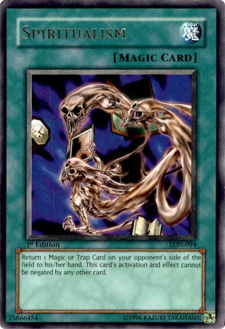 Spiritualism - Labyrinth of Nightmare YuGiOh trading card