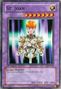 St. Joan - Labyrinth of Nightmare (LON) #LON-045 - Common / Short Print YuGiOh Trading Card