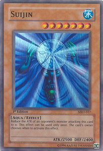 Suijin - Metal Raiders (MRD) #MRD-027 - Super Rare YuGiOh Trading Card