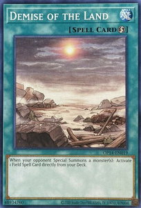 Demise of the Land - OTS Tournament Pack 14 (OP14) #OP14-EN019 - Common / Short Print YuGiOh Trading Card