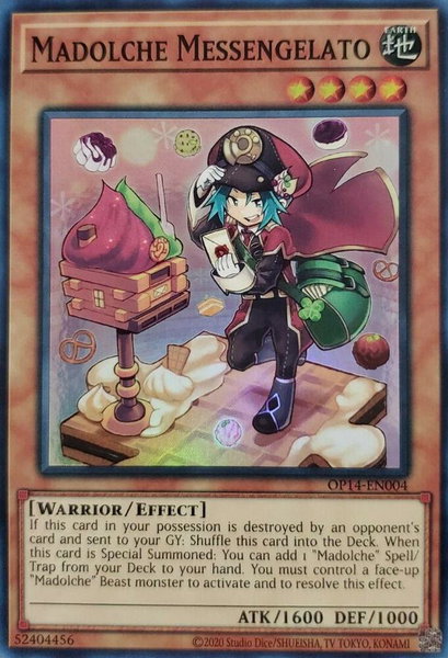 Madolche Messengelato - OTS Tournament Pack 14 YuGiOh trading card