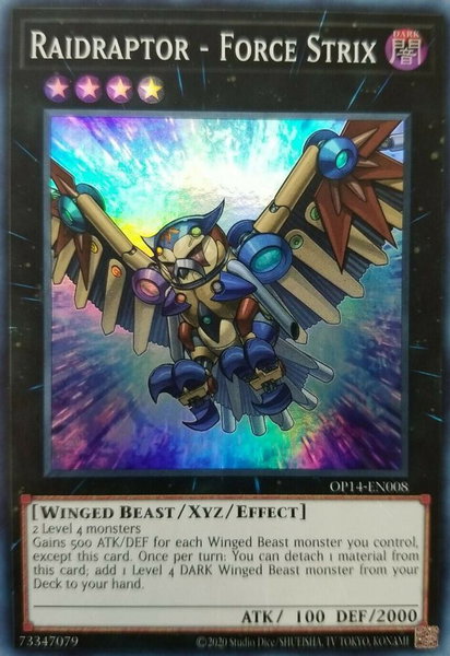 Raidraptor - Force Strix - OTS Tournament Pack 14 YuGiOh trading card