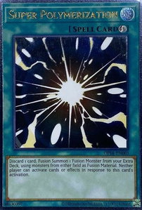 Super Polymerization (UTR) - OTS Tournament Pack 14 (OP14) #OP14-EN001 - Ultimate Rare YuGiOh Trading Card
