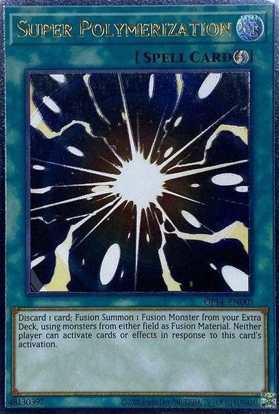 Super Polymerization (UTR) trading card from OTS Tournament Pack 14 Super Polymerization (UTR) - OTS Tournament Pack 14 YuGiOh trading card