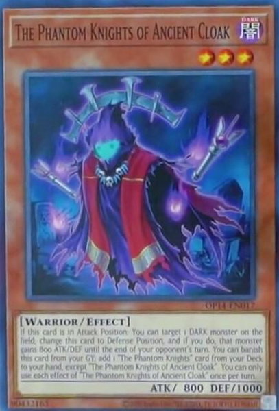The Phantom Knights of Ancient Cloak - OTS Tournament Pack 14 YuGiOh trading card